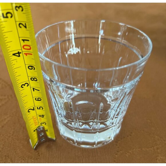 Ralph Lauren Coraline Double Old Fashioned Glass Set Of 2 Crystal Whiskey Rocks - Picture 5 of 5